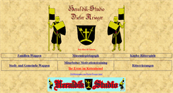 Desktop Screenshot of heraldik-studio.de