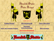 Tablet Screenshot of heraldik-studio.de